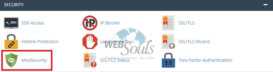 https://billing.websouls.com/images/Knowledgebase/modsecurity/1.png